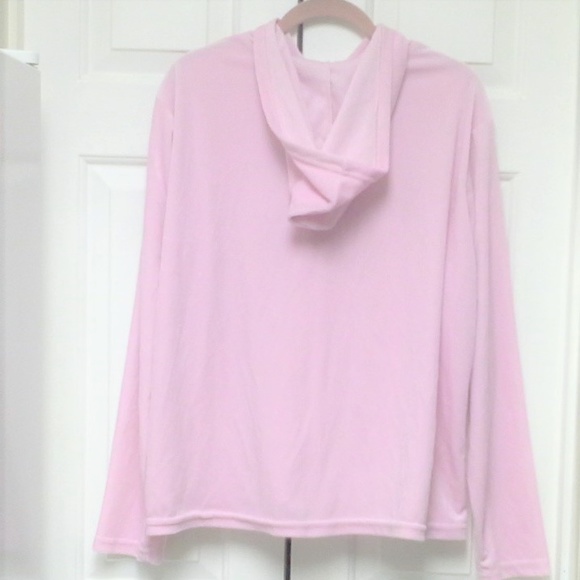|SOLD| Terry Pink Zipped Hoodie - Picture 2 of 7